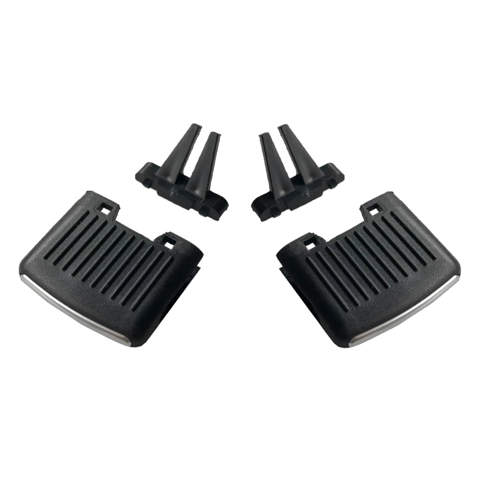 Lüftungsdüse Klimaanlage Kompatibel Mit VW Für Golf Für MK5 2004 2005 2006–2009 Armaturenbrett Klimaanlage Auslass Schieber Grill Reparaturclip 1KD819728 1K0819703 1K0819704(Centra 2PCS) von MKKDYC