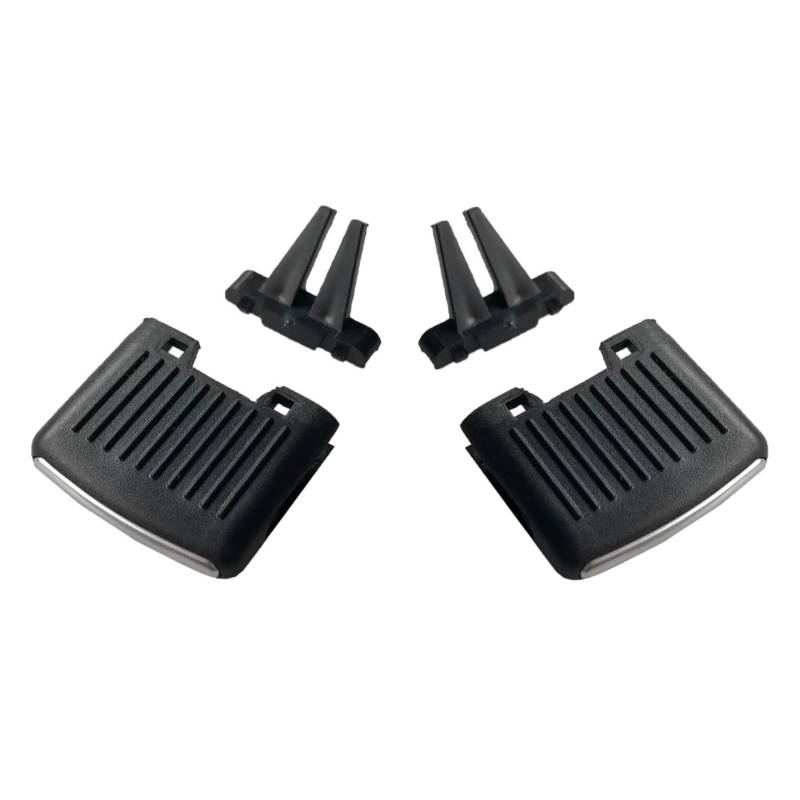 Lüftungsdüse Klimaanlage Kompatibel Mit VW Für Golf Für MK5 2004 2005 2006–2009 Armaturenbrett Klimaanlage Auslass Schieber Grill Reparaturclip 1KD819728 1K0819703 1K0819704(Centra 2PCS) von MKKDYC