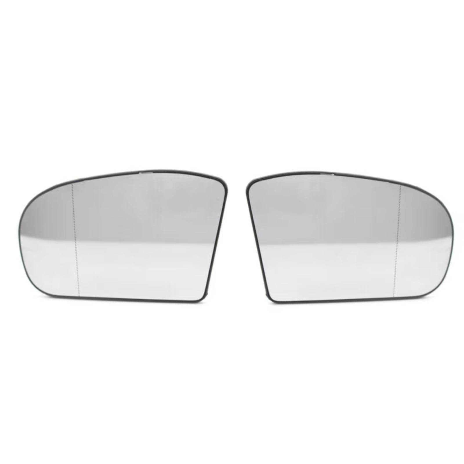 MKKDYC Außenspiegelglas Kompatibel Mit Benz Für W211 E320 E350 E500 E55 Für AMG 2003–2006 OEM: 2038100121 2038101021 Auto-Weitwinkelflügel, Beheiztes Rückspiegelglas(White) von MKKDYC