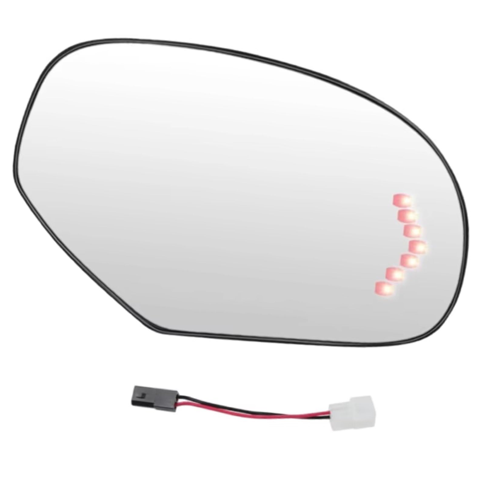 MKKDYC Außenspiegelglas Kompatibel Mit Chevrolet Für Silverado 1500 2500 3500 Für Suburban 1500 2500 2007–2013, Beheiztes Rückspiegelglas Mit Blinker, GM1324138(Right) von MKKDYC