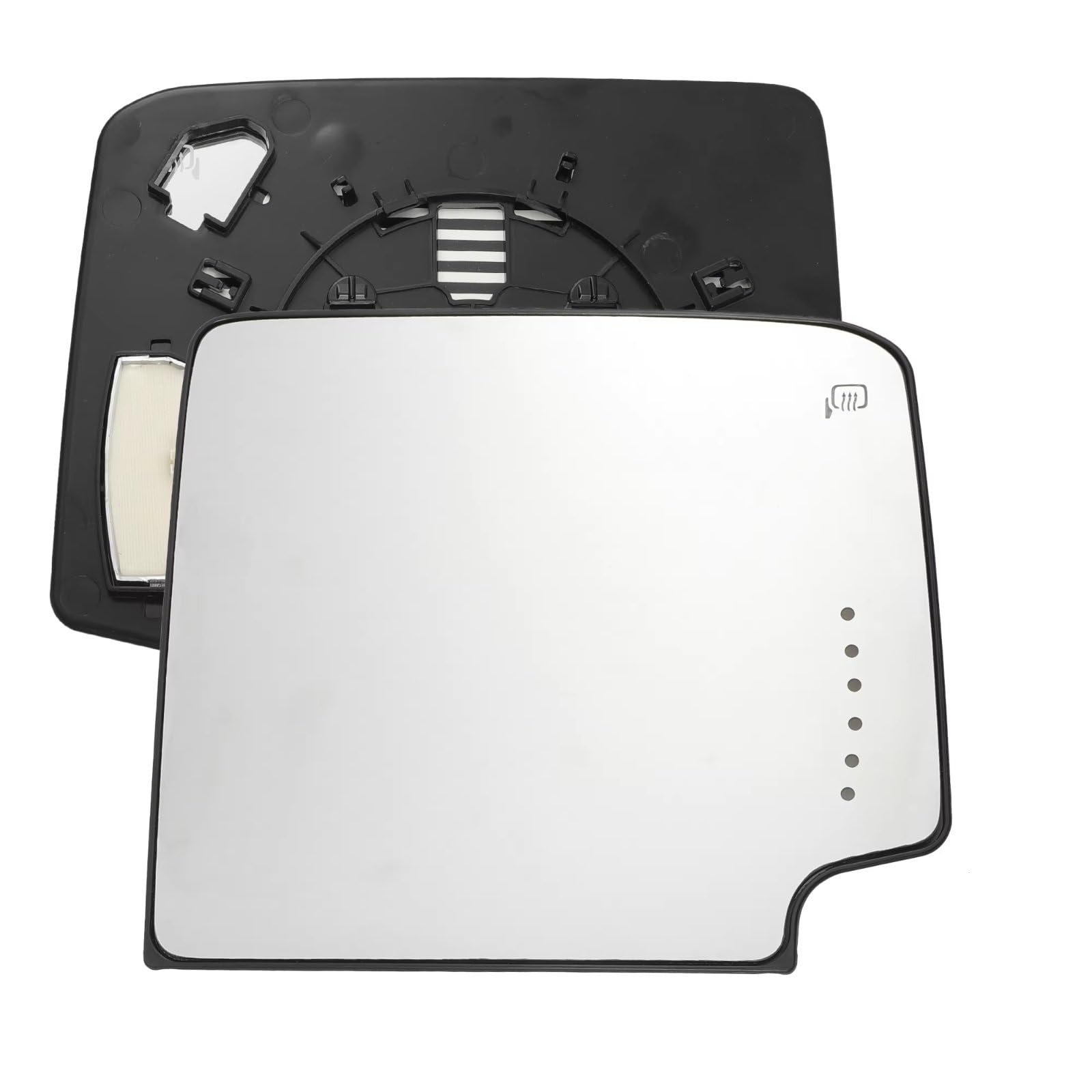 MKKDYC Außenspiegelglas Kompatibel Mit Chevrolet Für Silverado 2500 3500 2015 2016 2017 2018 2019. Auto Links Und Rechts, Beheiztes Rückspiegelglas Mit Trägerplatte(Right) von MKKDYC