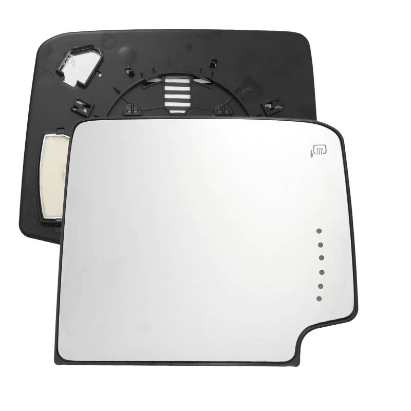 MKKDYC Außenspiegelglas Kompatibel Mit Chevrolet Für Silverado 2500 3500 2015 2016 2017 2018 2019. Auto Links Und Rechts, Beheiztes Rückspiegelglas Mit Trägerplatte(Right) von MKKDYC