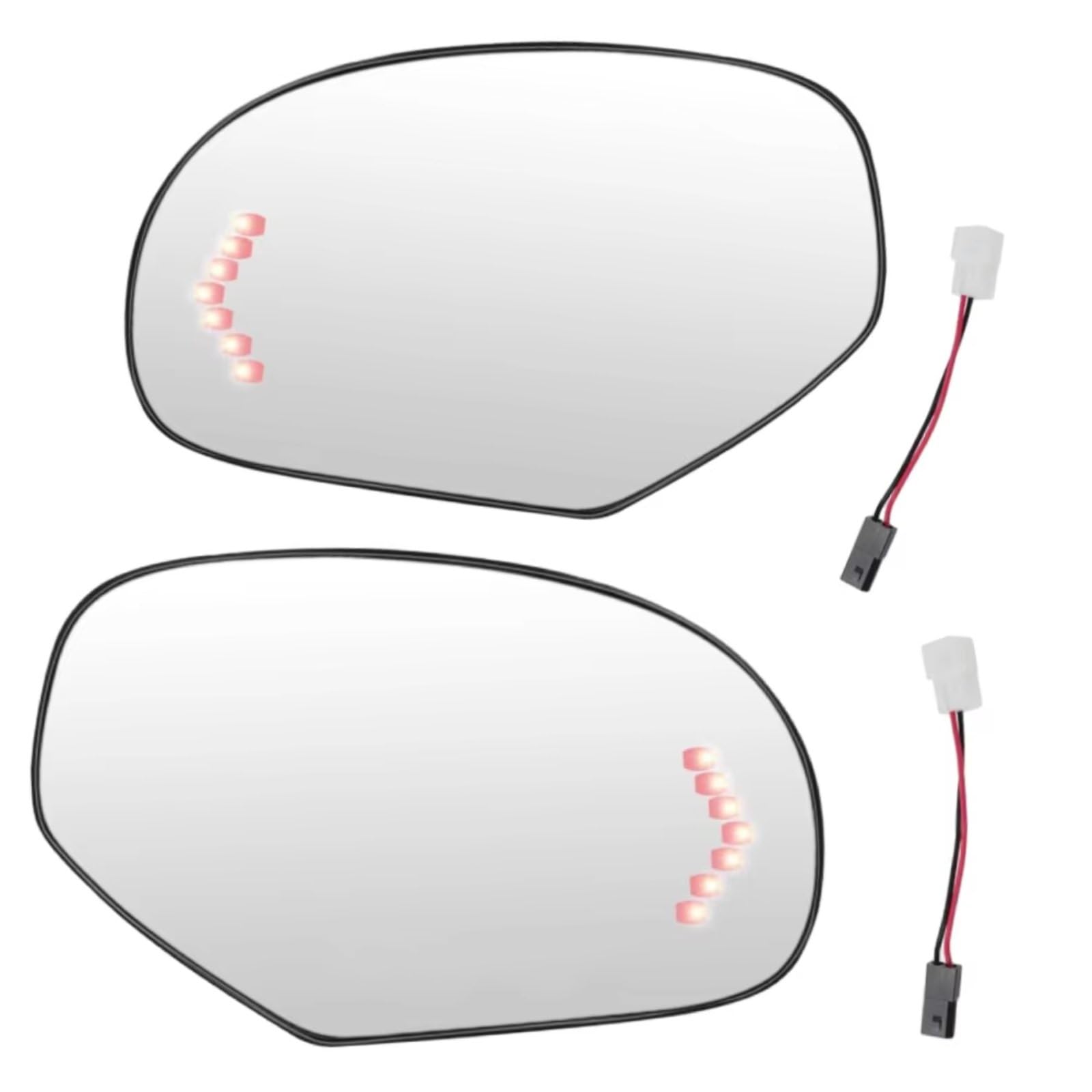 MKKDYC Außenspiegelglas Kompatibel Mit Chevrolet Für Suburban 1500 2500 2007–2013. Auto-Seitenspiegel-Glaslinse, Beheizte Rückspiegel-Glaslinse, OEM: GM1324138(1 Pair) von MKKDYC