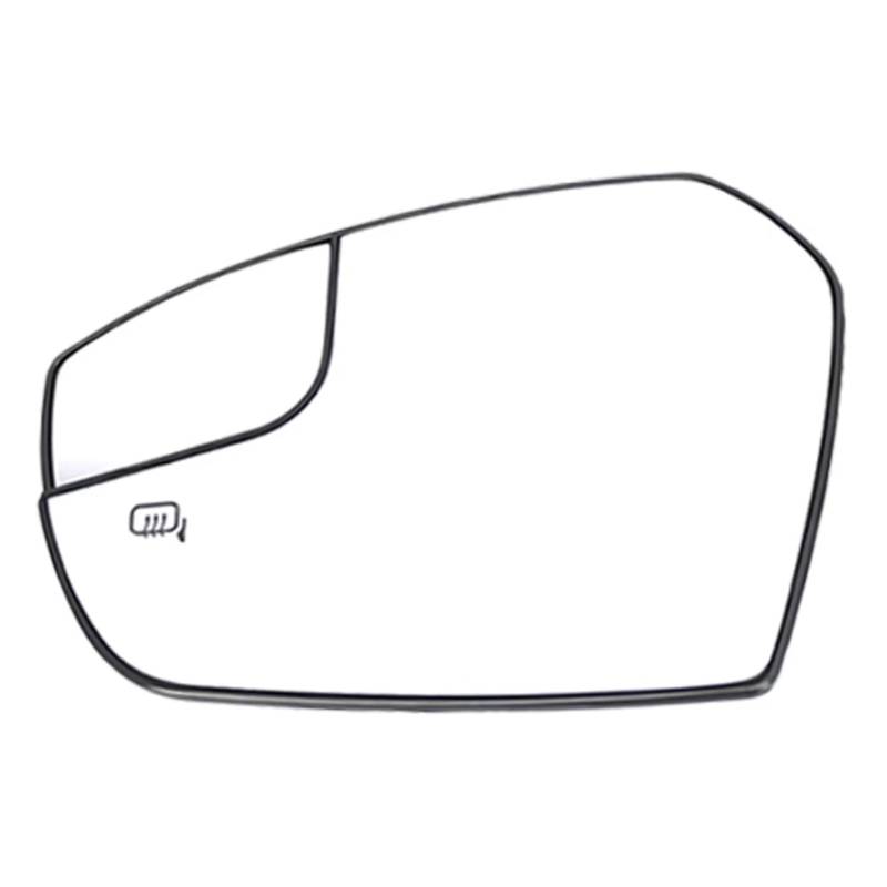 MKKDYC Außenspiegelglas Kompatibel Mit Ford Für Escape 2017 2018 2019 OEM: GJ5Z17K707G GJ5Z17K707A Auto-Links-Rechts-Seitenspiegelglas, Beheiztes Rückspiegelglas(Left) von MKKDYC
