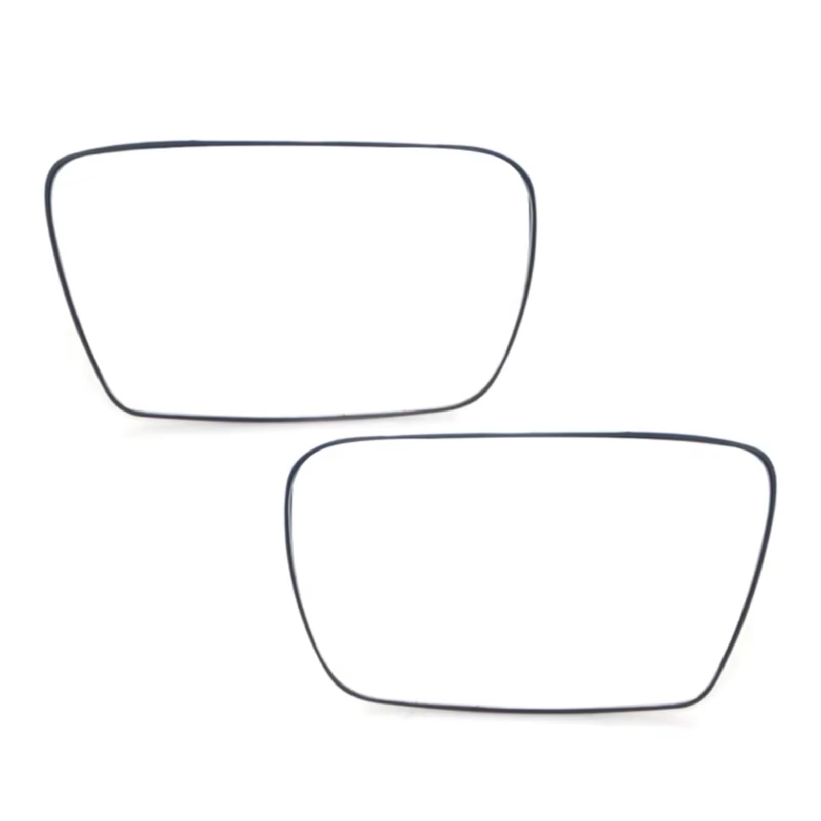 MKKDYC Außenspiegelglas Kompatibel Mit Jeep Für Grand Für Cherokee 2005 2006 2007 2008 2009 2010 Auto Links Rechts Rückspiegel Beheiztes Rückspiegelglas(1 Pair) von MKKDYC