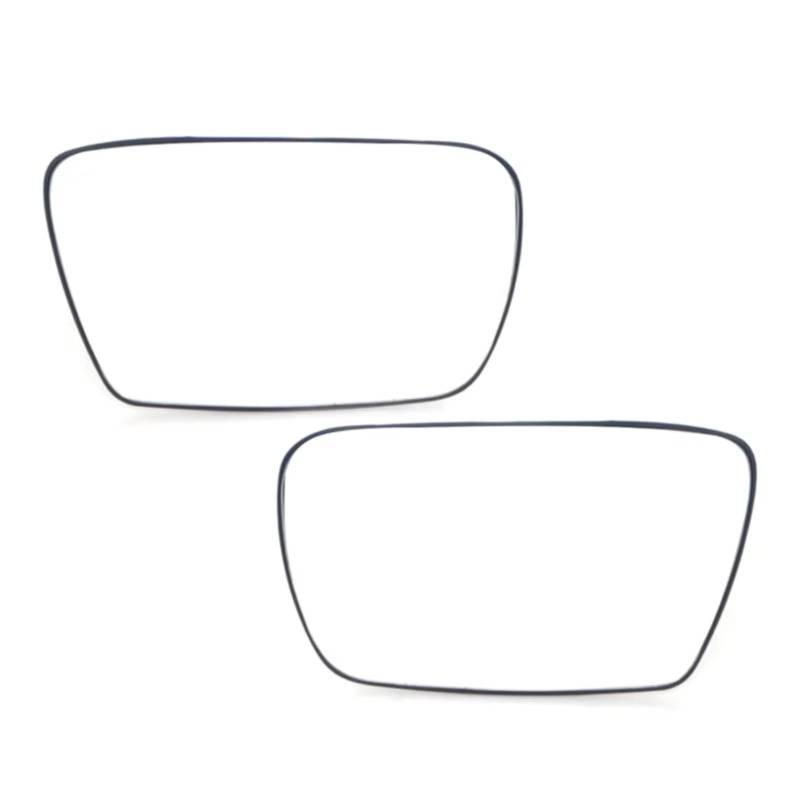 MKKDYC Außenspiegelglas Kompatibel Mit Jeep Für Grand Für Cherokee 2005 2006 2007 2008 2009 2010 Auto Links Rechts Rückspiegel Beheiztes Rückspiegelglas(1 Pair) von MKKDYC