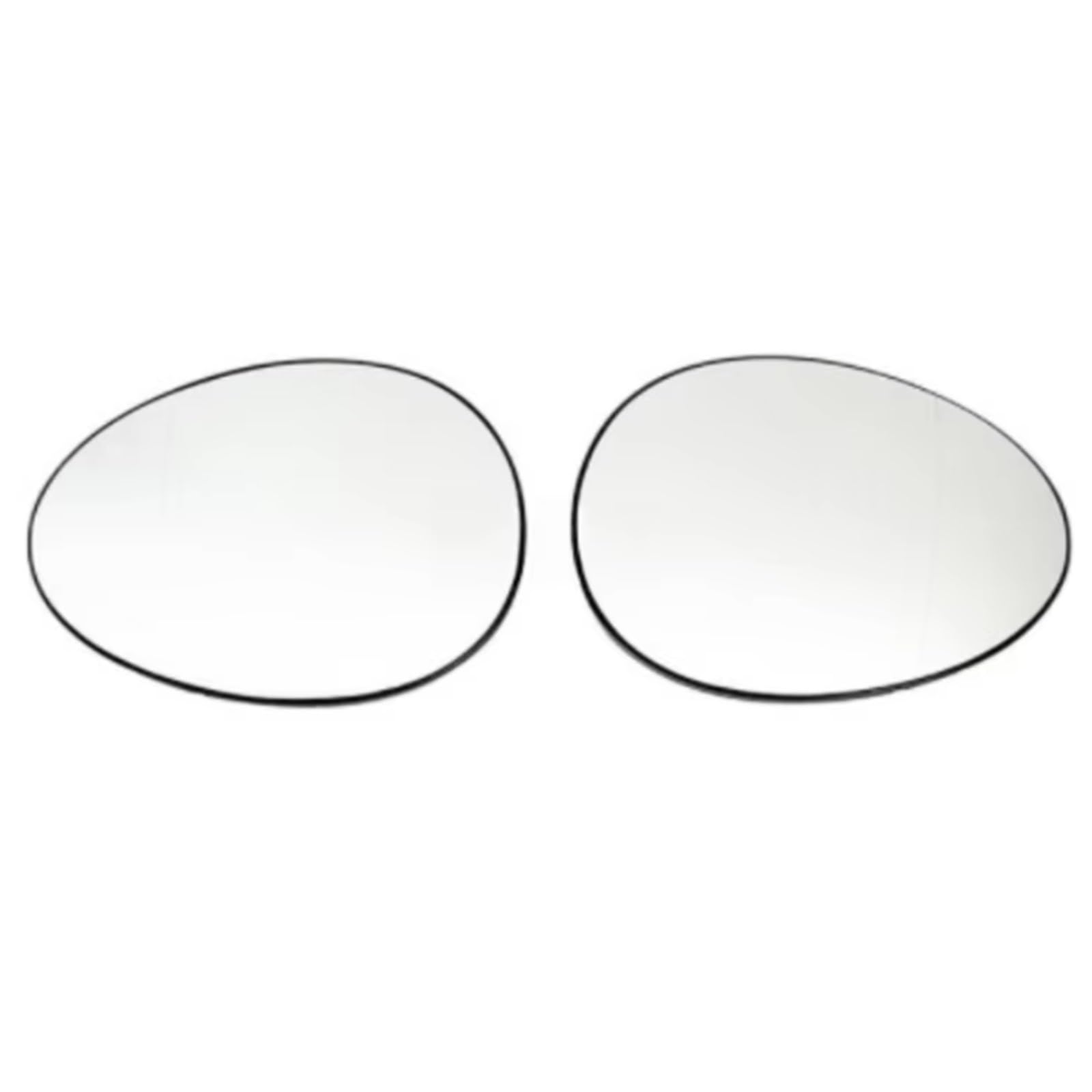 MKKDYC Außenspiegelglas Kompatibel Mit Mini Für Cooper Für R55 R56 R57 2007–2014 OEM: 51162755625 51162755626 Auto Links Rechts Rückspiegel Mit Beheizter Spiegelglaslinse(1 Pair) von MKKDYC