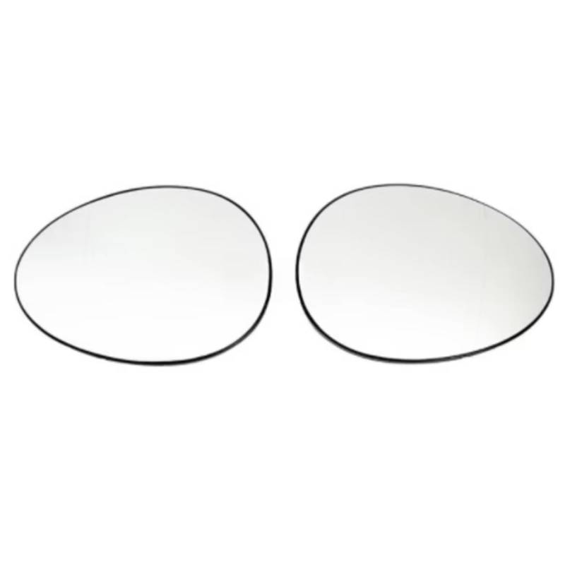MKKDYC Außenspiegelglas Kompatibel Mit Mini Für Cooper Für R55 R56 R57 2007–2014 OEM: 51162755625 51162755626 Auto Links Rechts Rückspiegel Mit Beheizter Spiegelglaslinse(1 Pair) von MKKDYC
