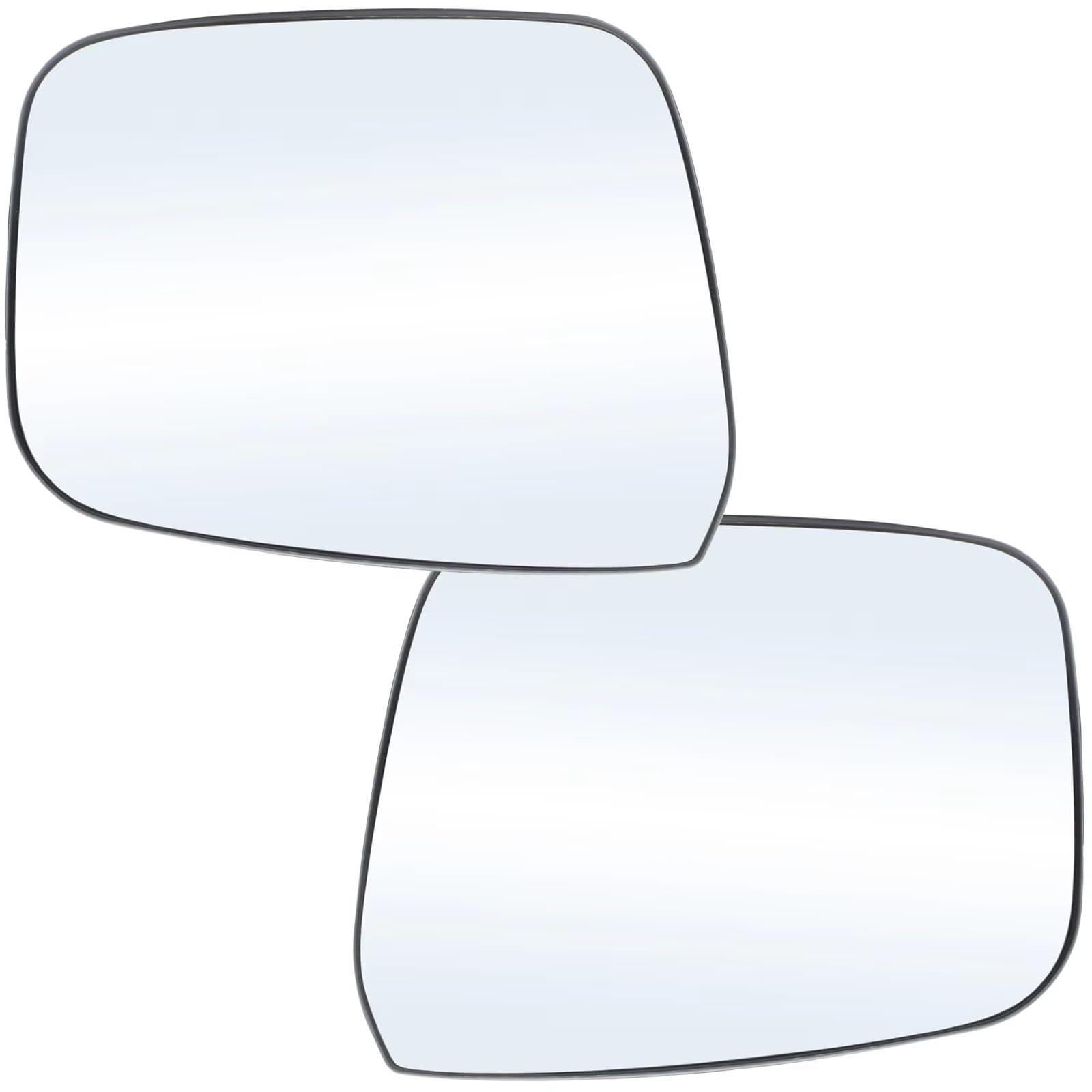 MKKDYC Außenspiegelglas Kompatibel Mit Nissan Für Navara D40 2005–2013. Auto-Links-Rechts-Seitenspiegelglas, Beheiztes Konvexes Rückspiegelglas, OEM: 96366EB10A(1 Pair) von MKKDYC
