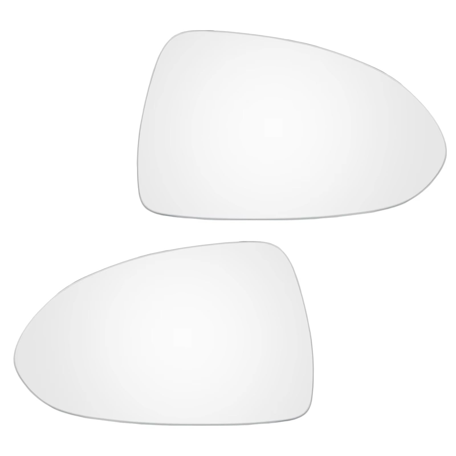 MKKDYC Außenspiegelglas Kompatibel Mit Opel Für Corsa E X15 MK4 2014–2019. Auto Links Rechts Rückspiegelglas Seitenspiegelglas Ohne Rückplatte Sphärisch(1 Pair) von MKKDYC