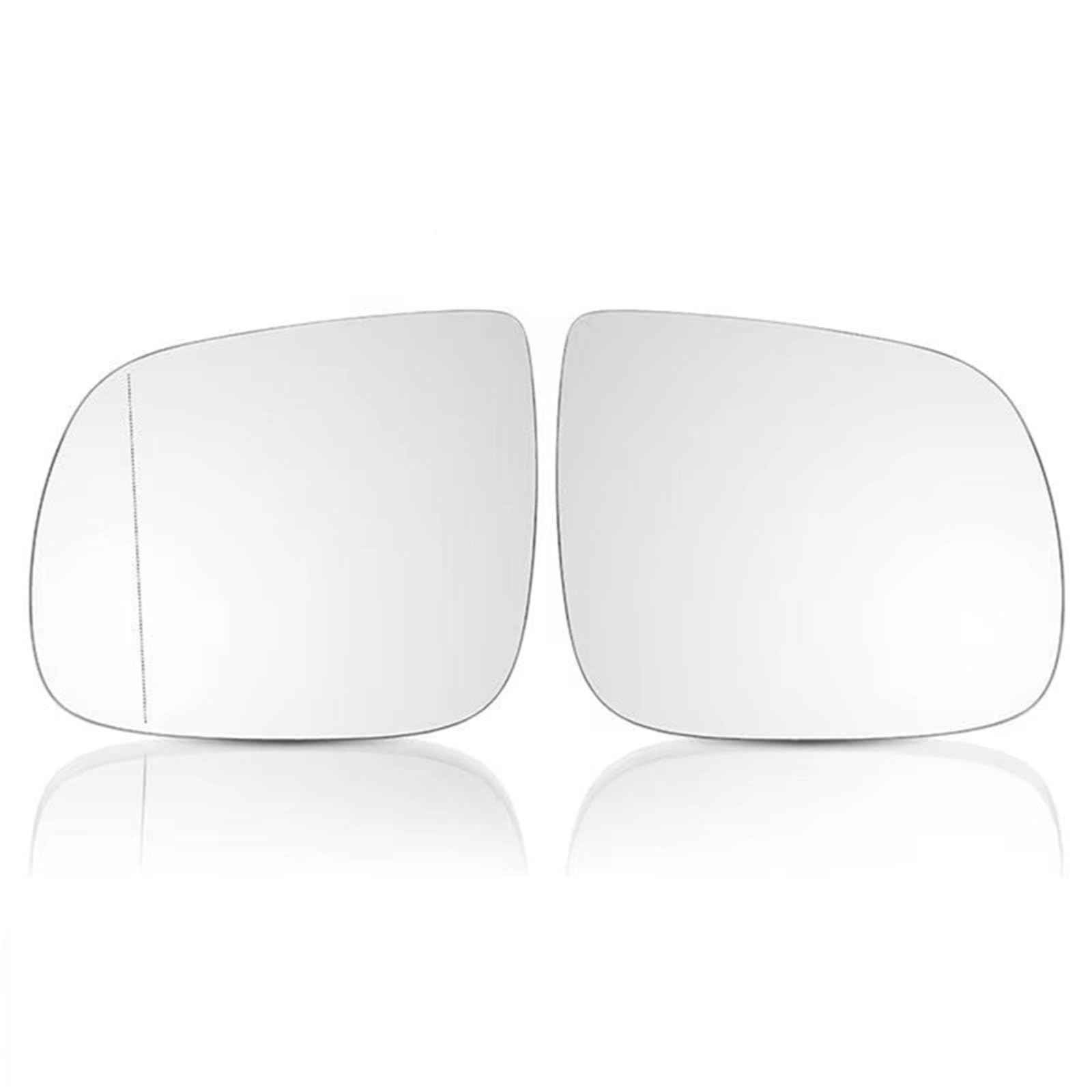MKKDYC Außenspiegelglas Kompatibel Mit Q5 2009–2017, Für Q7 2010–2015, Für SQ5 2014–2017, Auto-Rückspiegel-Heizglas, Linke Rechte Seite, Flügelspiegel-Glaslinse(1 Pair) von MKKDYC