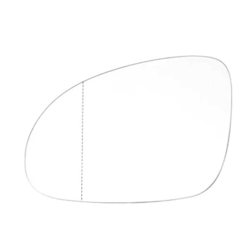 MKKDYC Außenspiegelglas Kompatibel Mit Skoda Für Superb B5 2002 2003 2004 2005 2006 2007 2008 OEM: 3C0857521 Auto Linke Rechte Seite Beheiztes Konvexes Rückspiegelglas(Left) von MKKDYC