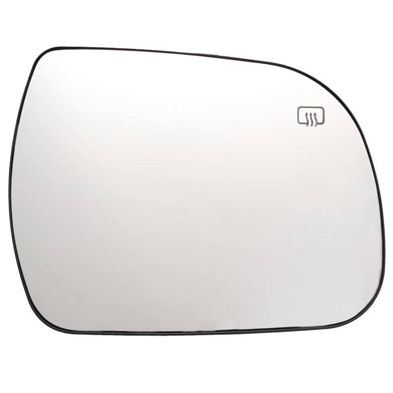 MKKDYC Außenspiegelglas Kompatibel Mit Toyota Für Sienna 2011 2012 2013 2014 2015 2016 2017 2018 2019. Beifahrerseite, Beheizt, Wasserdicht, Großes Sicht-Rückspiegelglas(Right) von MKKDYC