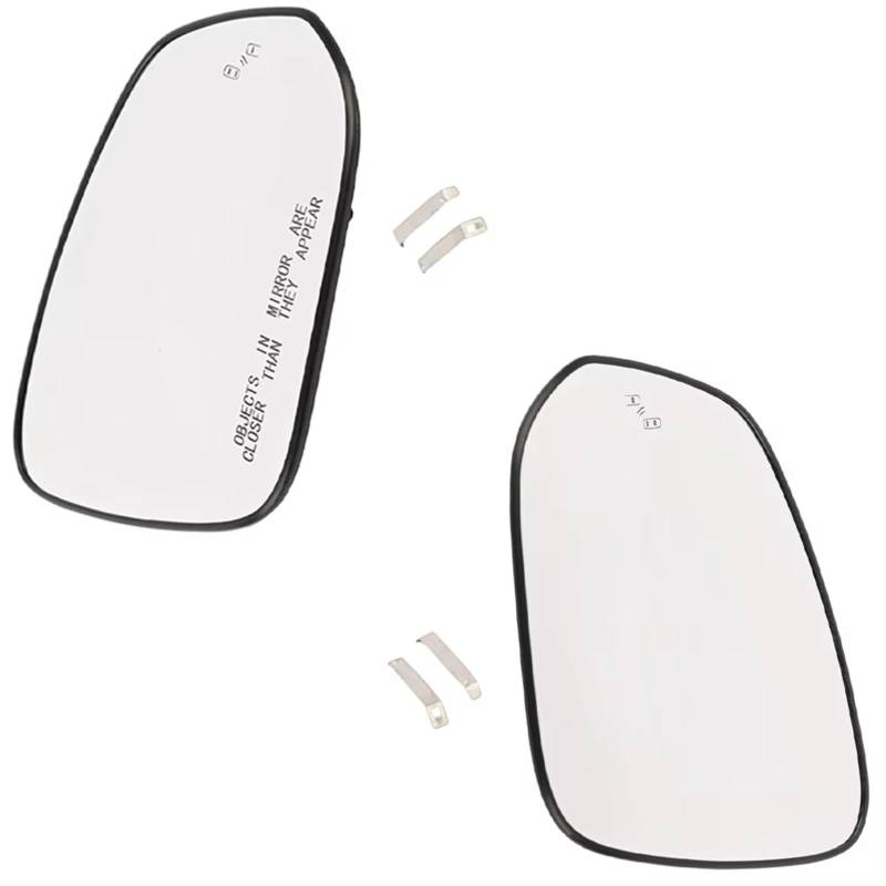MKKDYC Außenspiegelglas Kompatibel Mit Toyota Für Tacoma 2016–2021 Für RAV4 2013–2021. Auto Links Rechts Beheizt, Klare Rückspiegel-Glaslinse, OEM: 879610R100(1 Pair) von MKKDYC