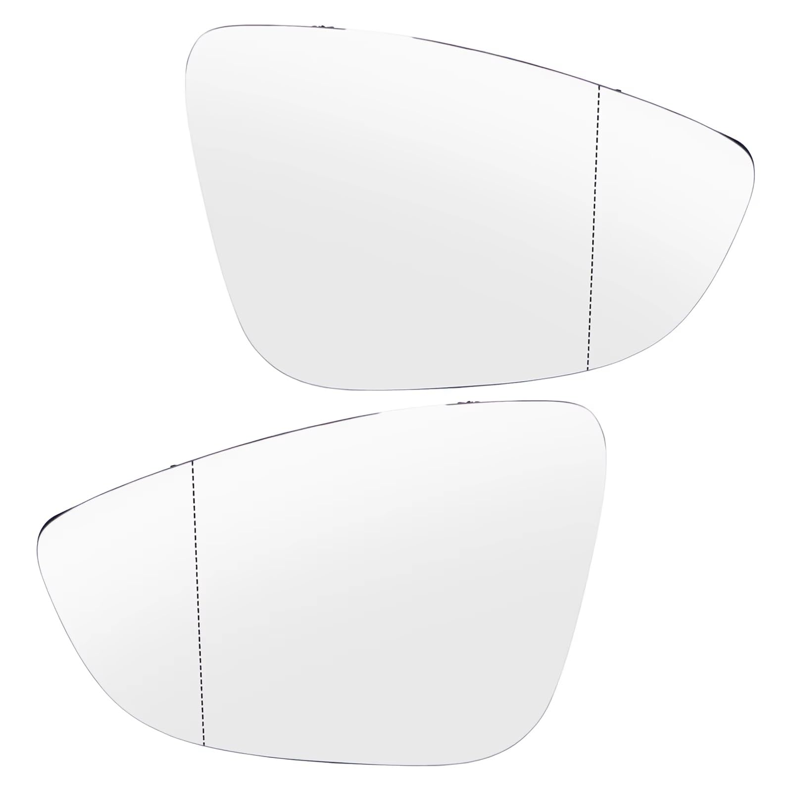 MKKDYC Außenspiegelglas Kompatibel Mit VW Für J&etta MK6 2010–2018 Für Passat Für CC 2009–2016 Auto Konvexer Seitenflügel Weitwinkel Beheiztes Rückspiegelglas 3C8857521(1 Pair) von MKKDYC