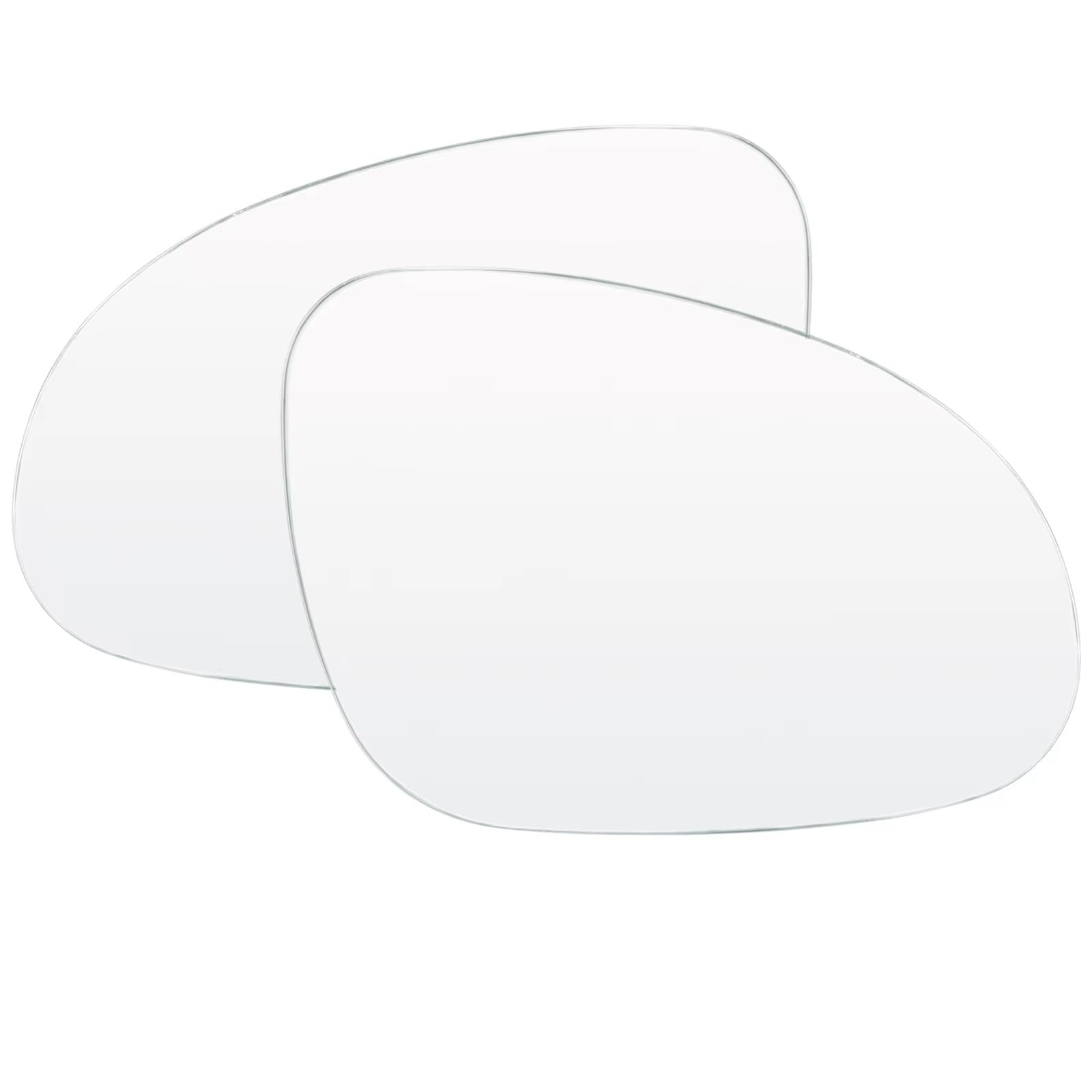 MKKDYC Außenspiegelglas Kompatibel Mit VW Für Rabbit R32 2006 2007 2008 2009 Für EOS 2007–2008 Auto-Seitentür-Flügelspiegelglas Konvexes Rückspiegelglas 3C0857521(1 Pair) von MKKDYC