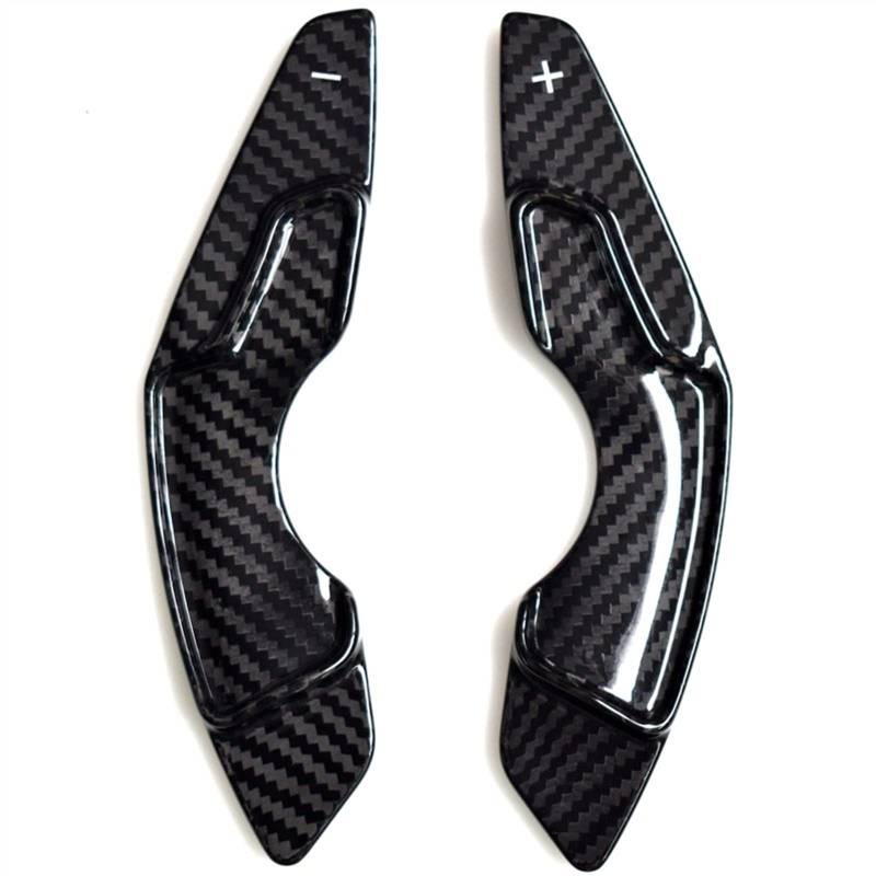 MKKDYC Automatik Schaltwippen Kompatibel Mit Lexus Für is NX RC 2014 2015 2016 2017 2018 Carbon Fiber Paddle Shifters Lenkrad Shift Paddle Autoteile(Black) von MKKDYC