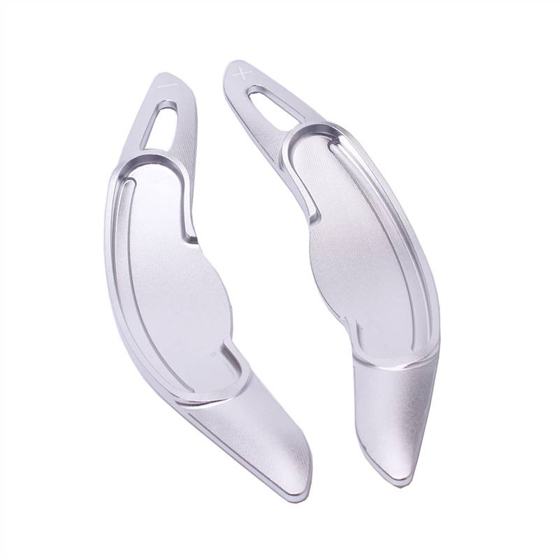 MKKDYC Automatik Schaltwippen Kompatibel Mit MINI Für Cooper S Für F55 F56 F57 Lenkradpaddles Extension Paddle Shifter Styling Shift Paddle Trim Cover(White) von MKKDYC