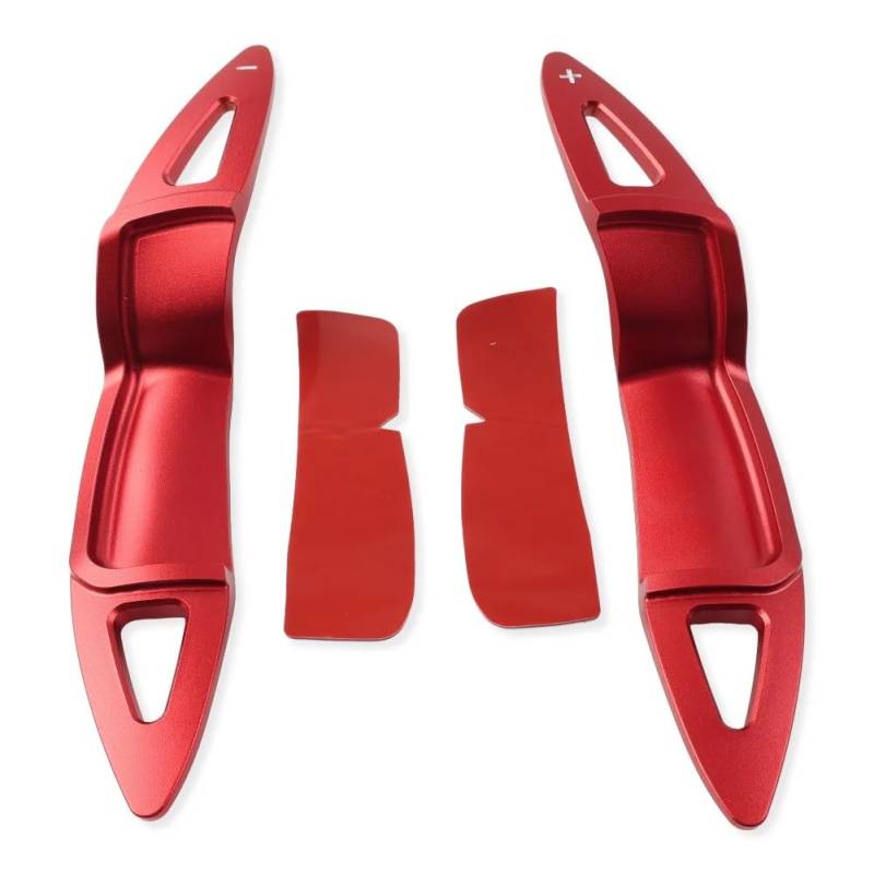 MKKDYC Automatik Schaltwippen Kompatibel Mit Mini Für Cooper R55 Für Clubman 2007 2008 2009 2010 2011 2012 2013 2014 2015 2 Stück Auto-Innen-Lenkrad-Schaltwippen(Red) von MKKDYC