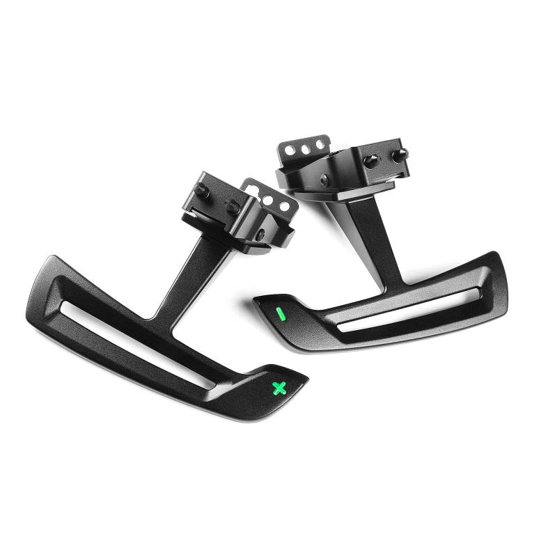 MKKDYC Automatik Schaltwippen Kompatibel Mit Porsche Für Carrera Für Cayman Für Boxster 718 GT4 Auto-Innenlenkrad Magnetisches Paddel-Schaltpad Auto-Paddelschalthebel(Green) von MKKDYC