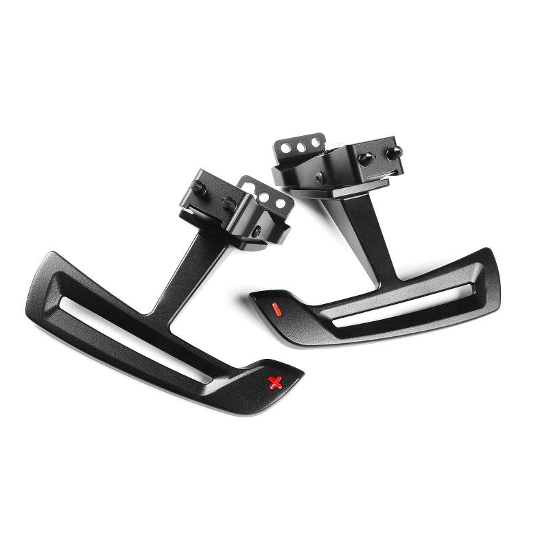 MKKDYC Automatik Schaltwippen Kompatibel Mit Porsche Für Carrera Für Cayman Für Boxster 718 GT4 Auto-Innenlenkrad Magnetisches Paddel-Schaltpad Auto-Paddelschalthebel(Red) von MKKDYC
