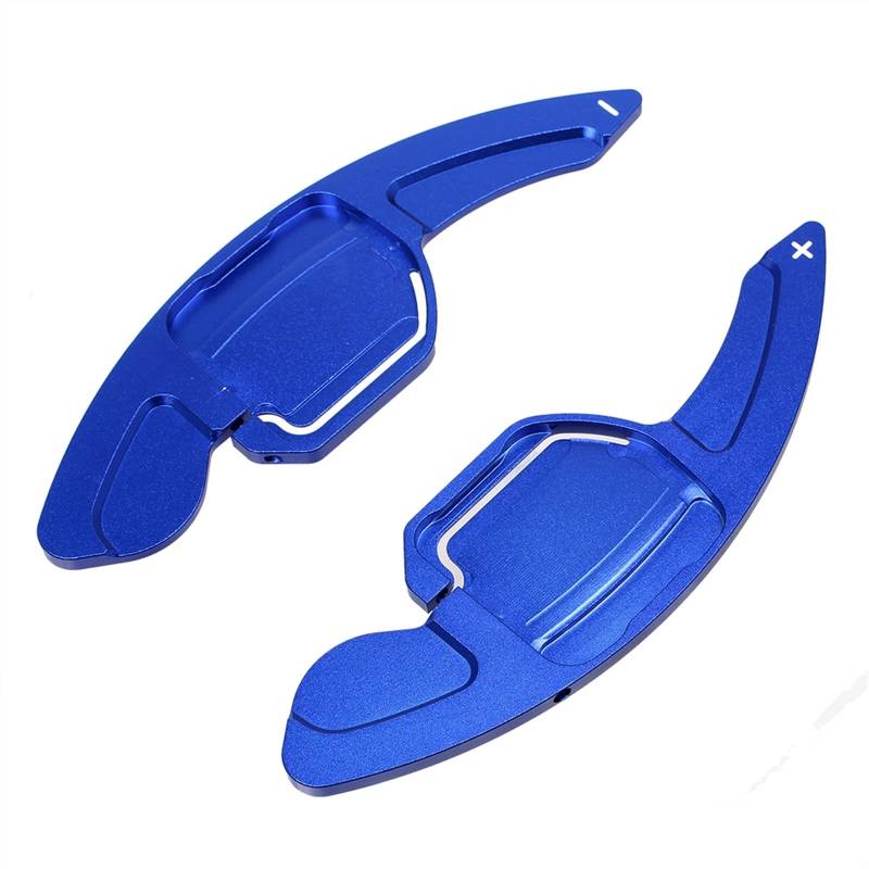 MKKDYC Automatik Schaltwippen Kompatibel Mit Seat Für Ibiza 6F Schaltwippen Auto Lenkradverlängerung Shifter Aufkleber Schaltwippenabdeckung Autoteile(Blue) von MKKDYC