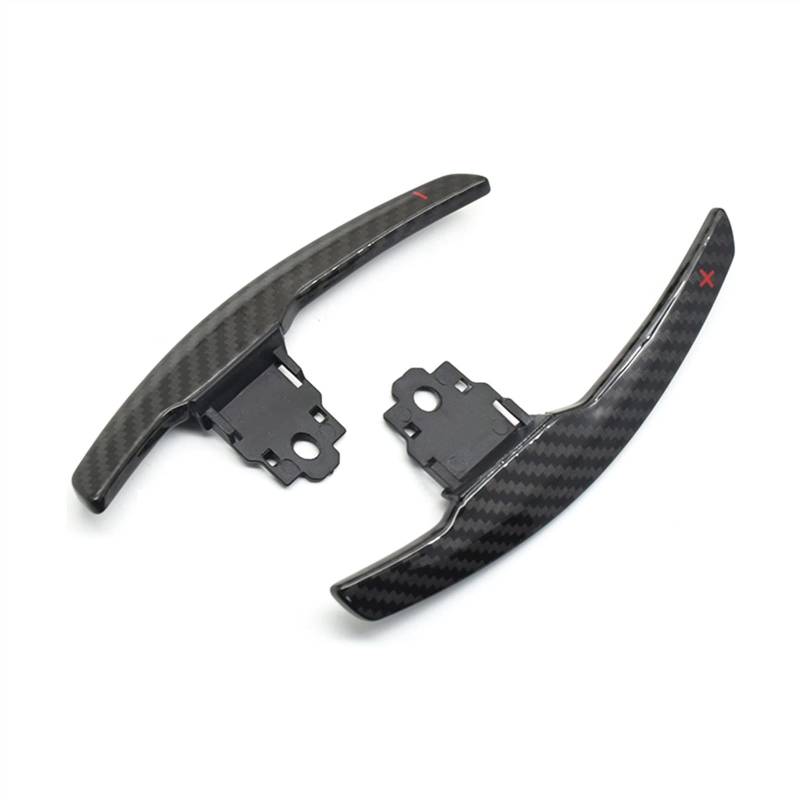 MKKDYC Automatik Schaltwippen Kompatibel Mit X5 F15 X6 F16 2014 2015 2016 20174 2018 2019 Auto Lenkrad Paddle Shifter Carbon Fiber Paddle Shift Extensions(Glossy Black A) von MKKDYC