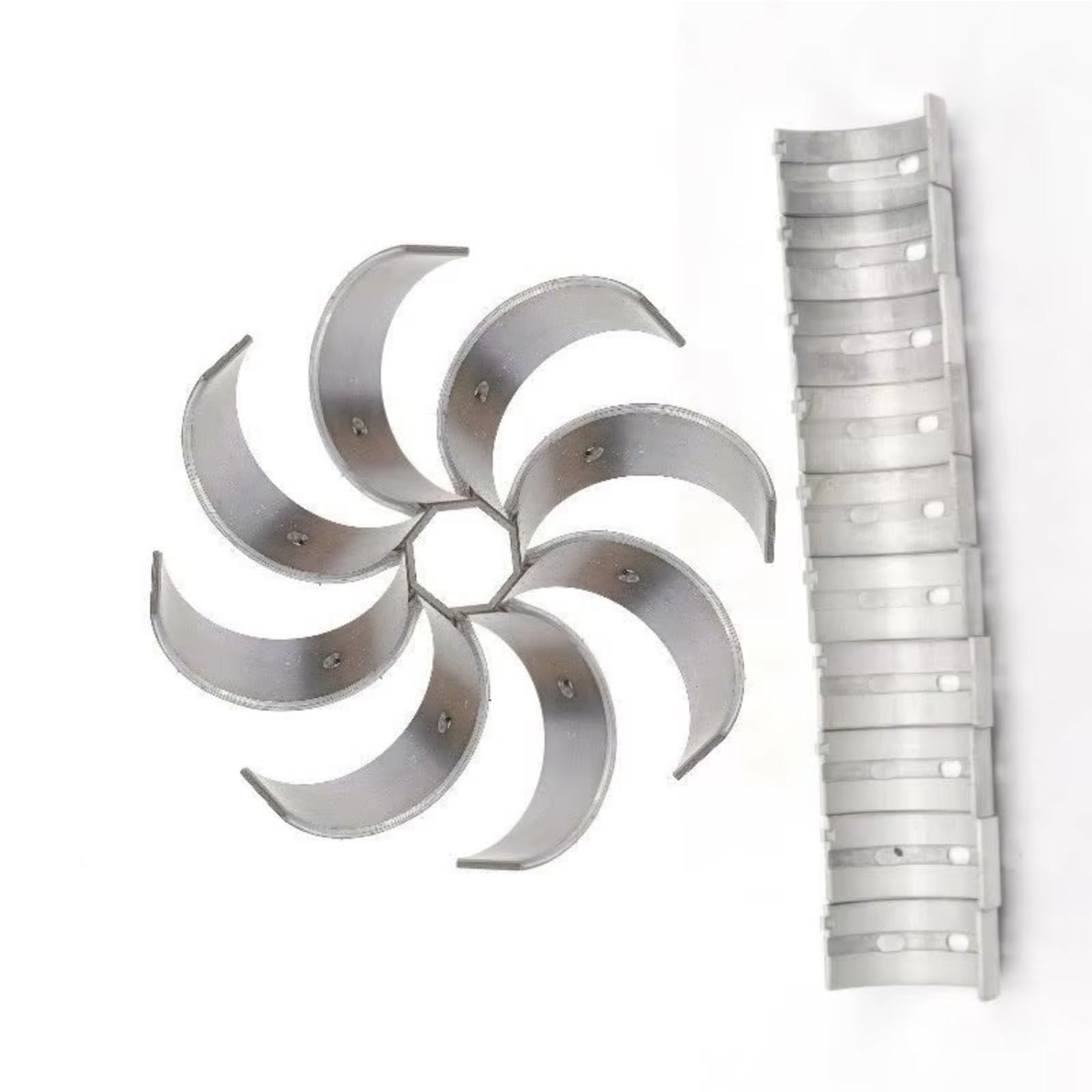 MKKDYC Kurbelwellen Hauptlager Kompatibel Mit CBX750 1996 1997 1998 Motorradmotor-Kurbelwellen-Kachelsatz Verbindungspleuel Kurbelwellen-Hauptlager 36mm 35.75mm 35.5mmc(Oversize 0.5) von MKKDYC
