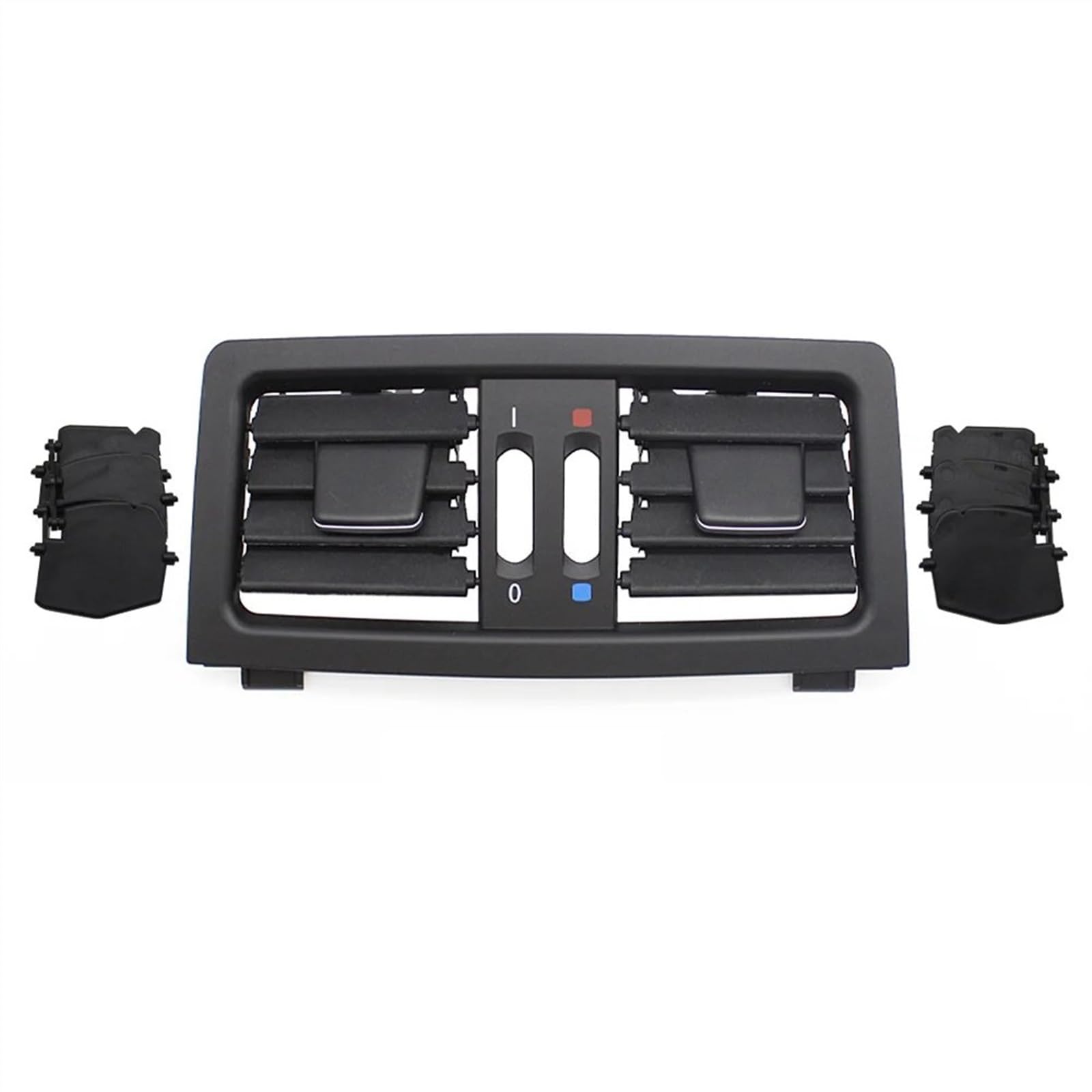 MKKDYC Lüftungsdüse Klimaanlage Kompatibel Mit 5 Series Für E60 E61 545i 550i 2003 2004 2005 2006 2007 2008 2009 Auto-Klimaanlage Hinten Abdeckung AC-Entlüftungsgitter Ersatz 64226957974(color1) von MKKDYC