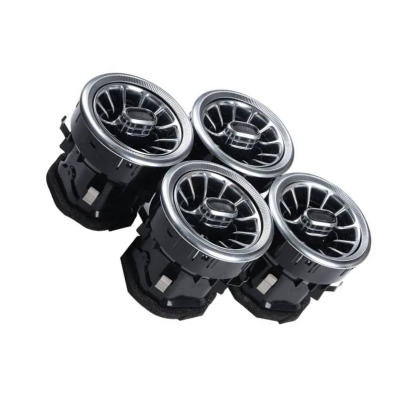 MKKDYC Lüftungsdüse Klimaanlage Kompatibel Mit Benz Für Vito V Class Für W447 V250 V260 Auto Armaturenbrett AC Klimaanlage Entlüftungsauslass Mitte Entlüftungsgitter Konsole Entlüftungsgitter(4pcs) von MKKDYC