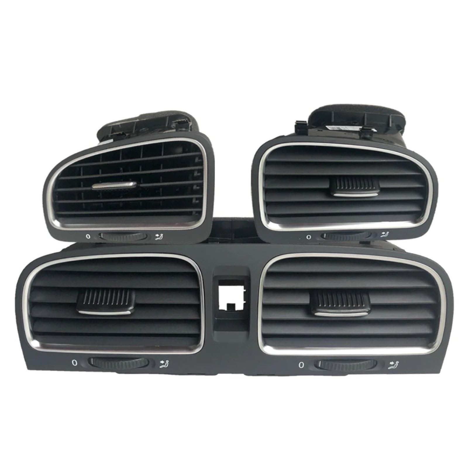 MKKDYC Lüftungsdüse Klimaanlage Kompatibel Mit VW Für Golf 6 2010 2011 2012 Vorne Links Rechts Zentral Hinten Klimaanlage Auslassgitter OEM: 5KD819728 5KD819703 5KD819704(3pcs) von MKKDYC