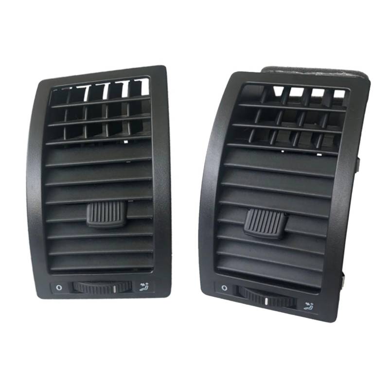 MKKDYC Lüftungsdüse Klimaanlage Kompatibel Mit VW Für Polo 2004 2005 2006 Frontgrill Konsolen-Entlüftungsgitter Auto Armaturenbrett AC-Luftentlüftungsgitter 6Q0819703 6Q0820075C 6Q0858069(Left+Right) von MKKDYC