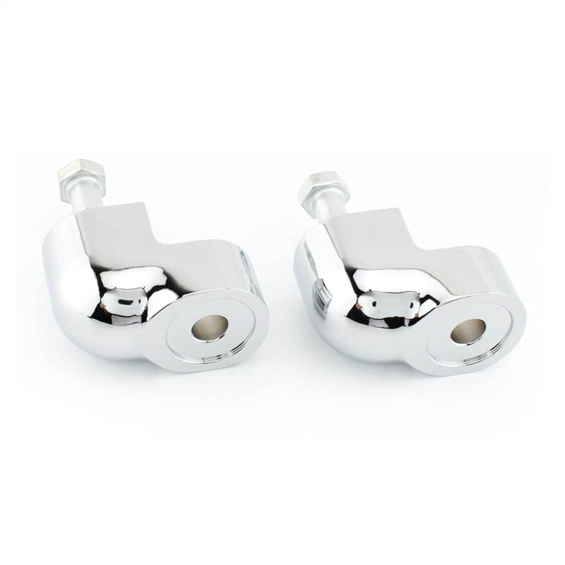 MKKDYC Universal lenkererhöhung Kompatibel Mit VTX1300C 2004 2005 2006 2007 2008 2009 Motorrad-Lenkererhöhung, Klemmadapter, Anstieg 25 Mm, Rückseite von MKKDYC