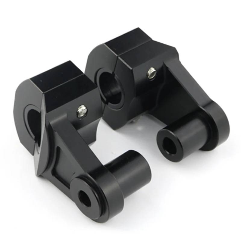 MKKDYC Universal lenkererhöhung Kompatibel Mit XR400R CB500 / S 1996 1997 1998 1999 2000 2001 2002 2003 22mm 7/8'' Motorradmontage Lenker Fat Bar Riser Halterung Klemmadapter von MKKDYC