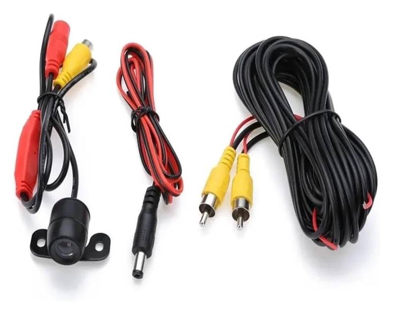 Auto Rückansicht Kamera Nachtsicht Rückfahr Auto Parkplatz Kamera IP68 Wasserdichte CCD 170 Grad HD Bild Rückansicht Kamera Kabellos Rückfahrkamera Set(Camera 6m Cable) von MKKHUYLBCM