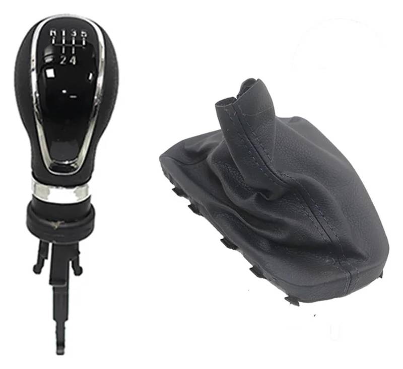 Für ASTR J Für GTC Manuelle Schaltknauf Leder Gamasche Boot Abdeckung Hebel Shifter Stick Shifter Handball Schalthebel Hebel(5 Speed Set) von MKKHUYLBCM