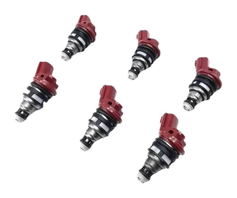 Für Altima Für Maxima 300ZX 240SX Kraftstoff Injektor 16600-53J00 A46-00 Benzin Kraftstoff Injektor Düse Kraftstoff Injektor(6pcs) von MKKHUYLBCM