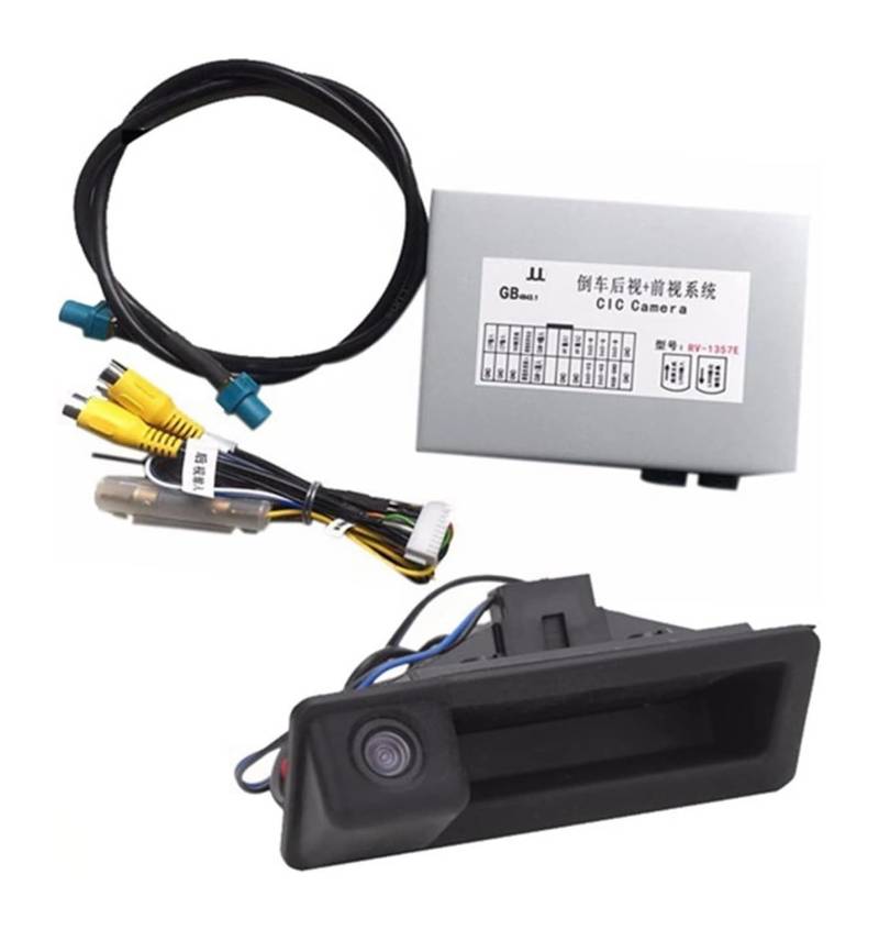 Für B&MW Für X1 X3 X5 X6 2008-2015 CIC System Bildschirm Decoder Interface Modul Backup Rückfahr Kamera Rückansicht Kamera Kabellos Rückfahrkamera Set von MKKHUYLBCM