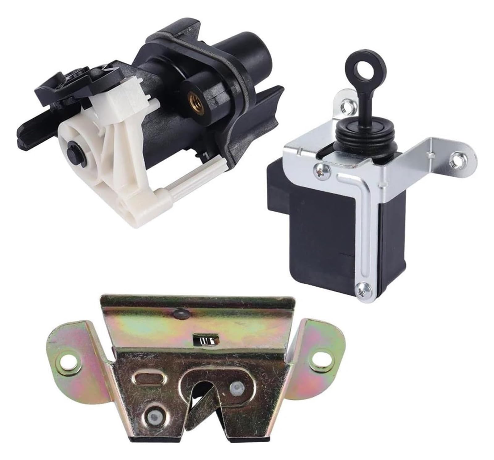 Für C1 Für P&eugeot 107 HECKKLAPPE BOOT LOCK Latch Fangen Antrieb Mechanismus Heckklappe Schloss Antrieb Kofferraum Türschloss(Assembly Kit) von MKKHUYLBCM