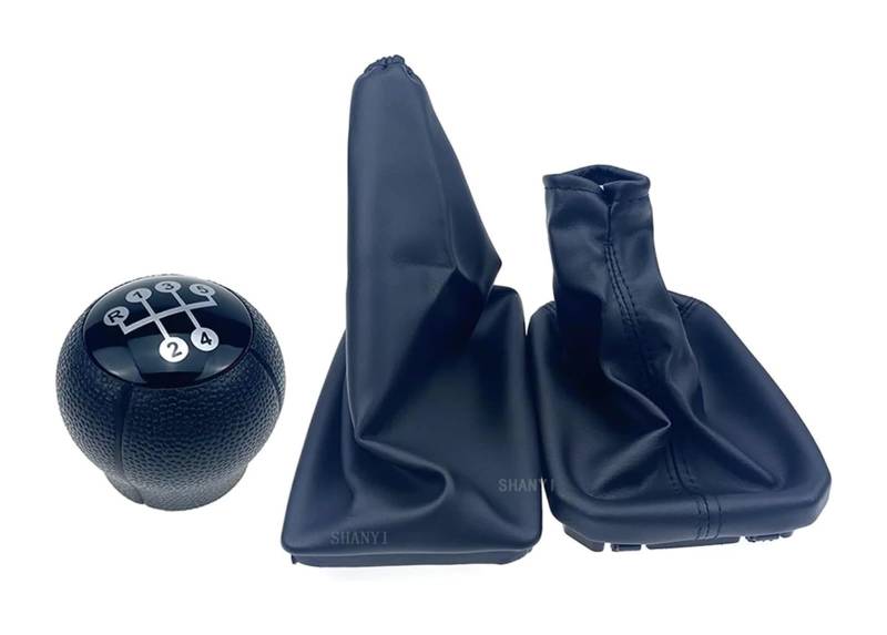Für CORSA C 01-06 Für TIGRA B 04-12 Für COMBO C 01-11 5 Geschwindigkeit Schaltknauf Gamasche Boot Handbremse Fall Stick Knob Schalthebel Hebel(With Circle 3Pcs) von MKKHUYLBCM