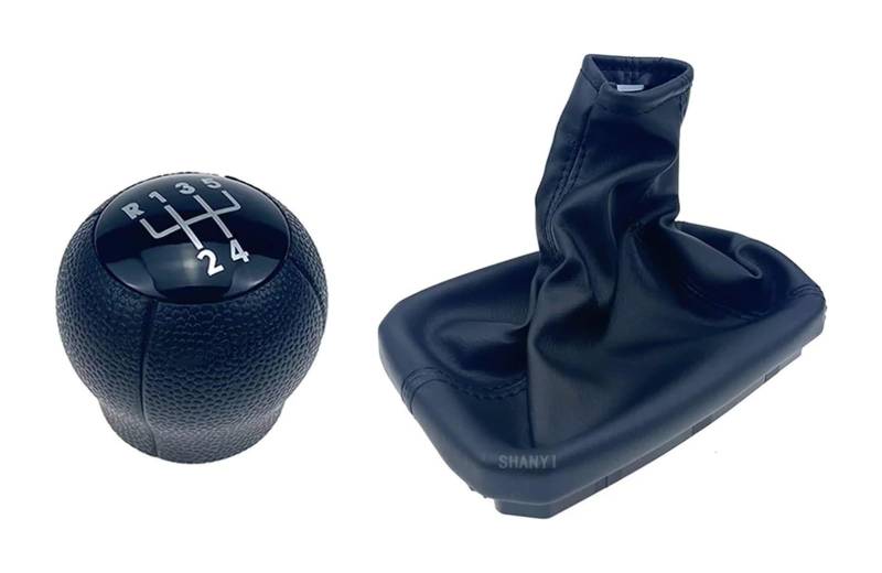 Für CORSA C 01-06 Für TIGRA B 04-12 Für COMBO C 01-11 5 Geschwindigkeit Schaltknauf Gamasche Boot Handbremse Fall Stick Knob Schalthebel Hebel(Without Circle 2Pcs) von MKKHUYLBCM