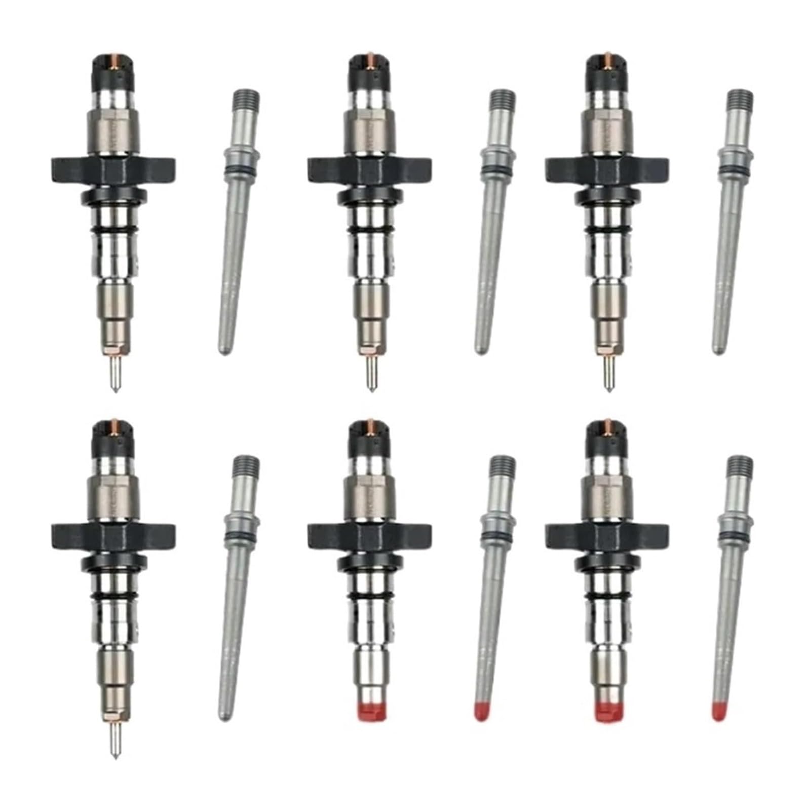 Für Dodge Für Ram Für Cummins 5,9 L 5,9 2004-2009 Ram Cummins 0445120208 Diesel Kraftstoff Injektor Passt Kraftstoff Injektor Düse Kraftstoff Injektor(6pcs) von MKKHUYLBCM