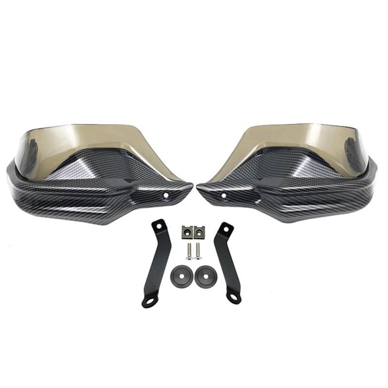 MKKJREDRF Motorrad-Windschutzscheiben-Handschutz Für H&on&da NX500 NX400 NX 500 2023 2024 Dedizierter Handschutz Motorrad NX 500 Handprotektoren Lenkerschützer Windschutzscheibe(22) von MKKJREDRF