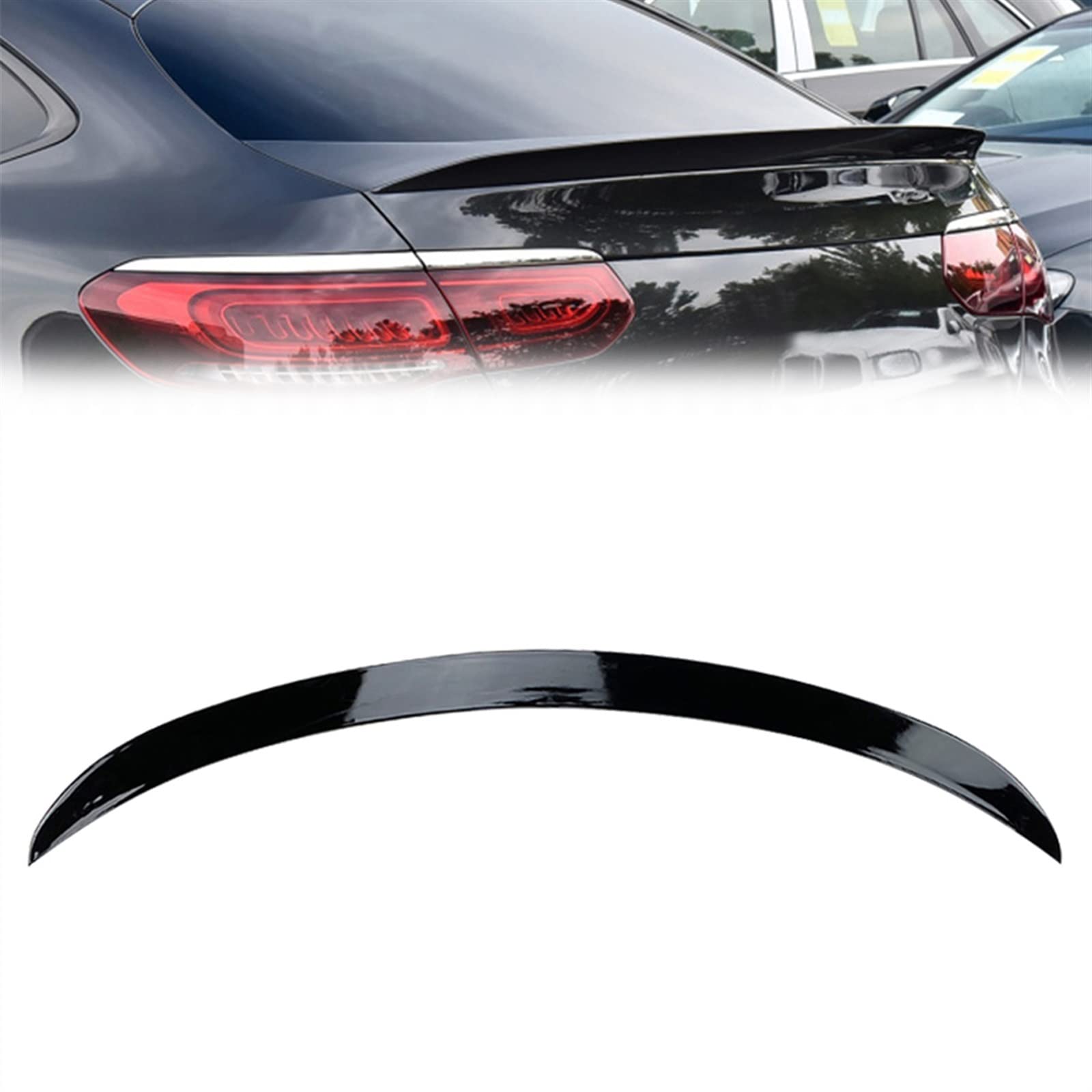 MKSZY ABS-Kunststoff-Auto-Heckflügel-hinterer Stamm-Dachspoiler-Lippen-Splitter-Ordnung Für B&ENZ GLC Coupe C253 GLC260 300 2016-2022 MKSZY ABS-Kunststoff-Auto-Heckflügel-hinterer Stamm-Dachspoiler-Lippen-Splitter-Ordnung Für B&ENZ GLC Coupe C253 GLC260 300 2016-2022 von MKSZY