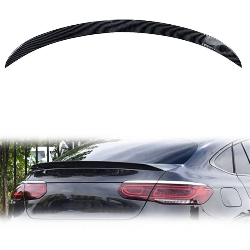 MKSZY Auto-Heckflügel Für B&ENZ GLC Coupe C253 GLC260 300 2016-2022 Kofferraum-Dachspoiler Lip Splitter Trim ABS-Kunststoff von MKSZY