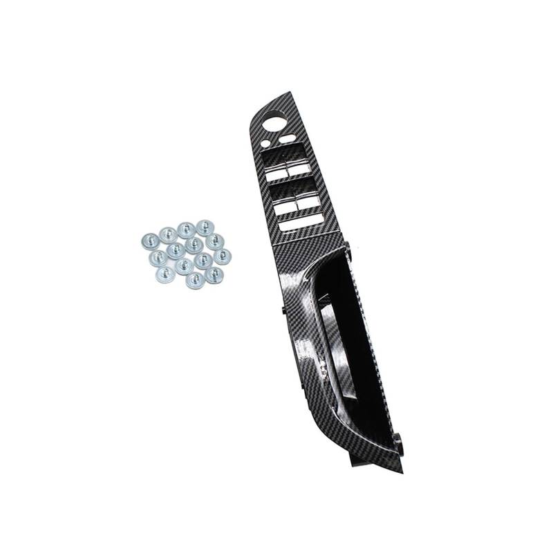 Auto-Innentürgriffsatz, MKVAXR LHD RHD Autoinnenausstattung Ersatz for Türgriffsatz aus Kohlefaser, for 3er E90 E91 316i 318i 320i 325i 328i(Front Right -ModelB1) von MKVAXR