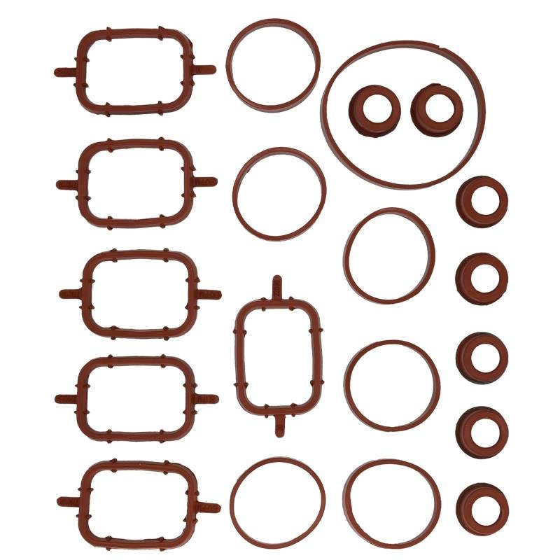 Dichtung für Ansaugkrümmer, MKVAXR 20-teilig, for, E46 E53 E60 E61 E63 E64 E65 E66 E67 E70 E71 E72 E83 E90 E91 E92 E93 Ansaugkrümmer-Dichtungs-Reparatursatz von MKVAXR