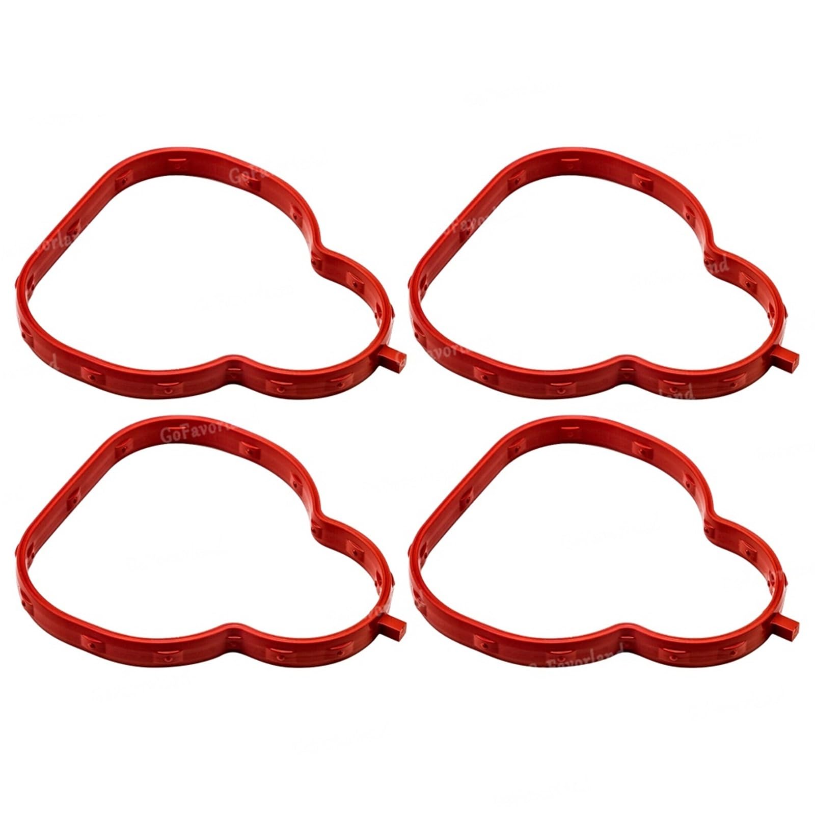 Dichtung für Ansaugkrümmer, MKVAXR 4-teilige Ansaugkrümmerdichtung, rot, ZJ0113111 13191600, for Mazda, 2 De Dh 3 Zj Ve Zy De Zy Ve Zj 46 Z6 Ajusa Dichtung für Ansaugkrümmer, MKVAXR 4-teilige Ansaugkrümmerdichtung, rot, ZJ0113111 13191600, for Mazda, 2 De Dh 3 Zj Ve Zy De Zy Ve Zj 46 Z6 Ajusa von MKVAXR