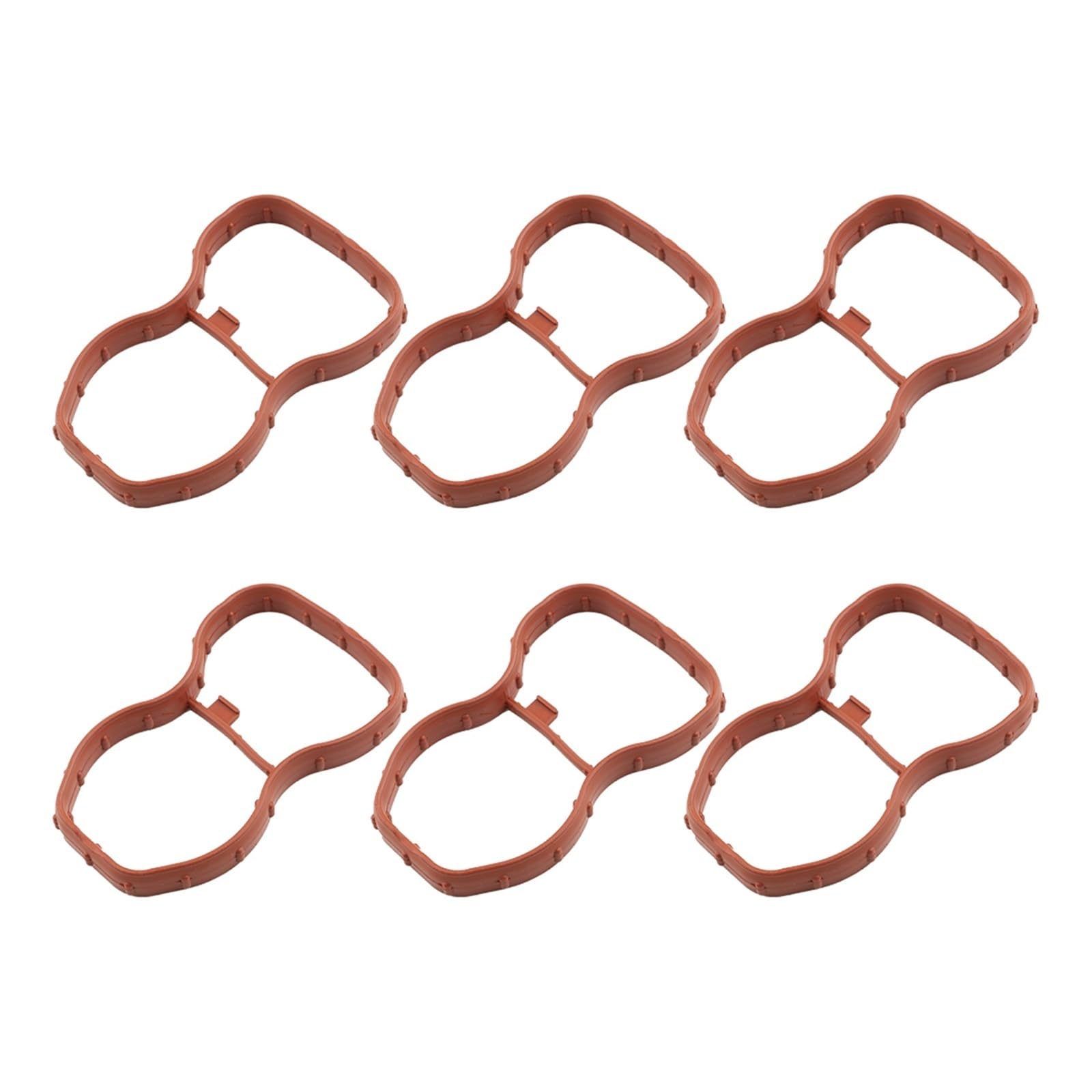 Dichtung für Ansaugkrümmer, MKVAXR 6-teiliges Ansaugdichtungs-Set for Krümmer, for, 4er-Reihe, 5er-Reihe, 6er-Reihe, 71-10390-00, 11618507335, 11618515685 Dichtung für Ansaugkrümmer, MKVAXR 6-teiliges Ansaugdichtungs-Set for Krümmer, for, 4er-Reihe, 5er-Reihe, 6er-Reihe, 71-10390-00, 11618507335, 11618515685 von MKVAXR