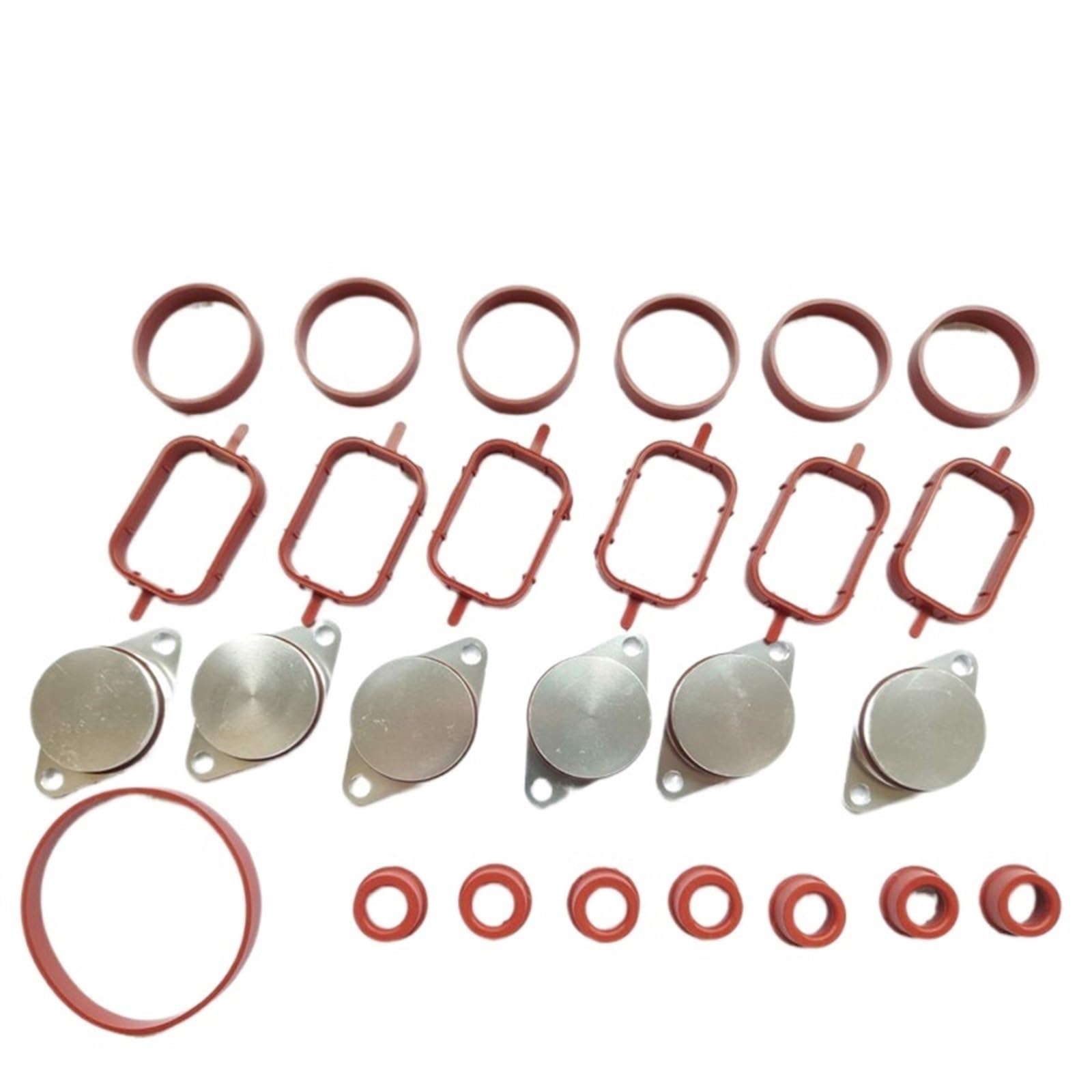 Dichtung für Ansaugkrümmer, MKVAXR 6X22/32MM, for, M47 M57 Drallklappen Reparatur Löschdichtungssatz mit Ansaugdichtungen 11612246949 11617790198 11612245439 11612246945(6 X 33 mm) von MKVAXR